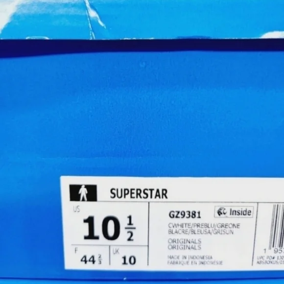New Adidas Originals Superstar Men's Sneakers Size 10.5 - Picture 9 of 9